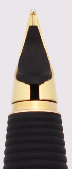 Lamy Persona Fountain Pen (1990s) - Matte Black, Ribbed Barrel, C